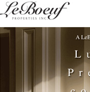 Leboeuf Properties Website Showcased By EBranders